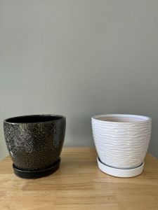 4” Ceramic pot cover 